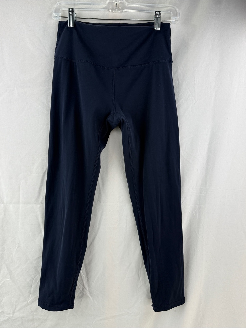 Zyia Active Women’s Size M High-Waist Fleece Lined Cold Weather 24” Navy Legging